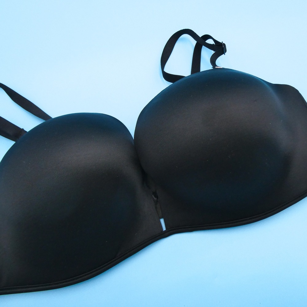 Victoria's Secret Bra Womens 38C Bombshell Black Multi-Way Push Up Microfiber - Picture 3 of 8